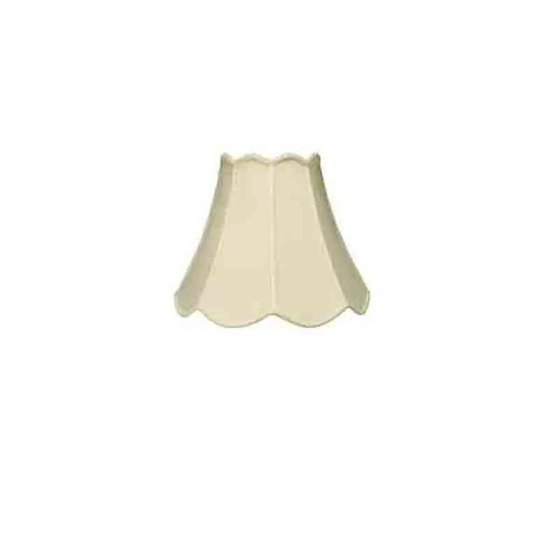 Scalloped Silk Lamp Shades, 8 inch - paxton hardware ltd
