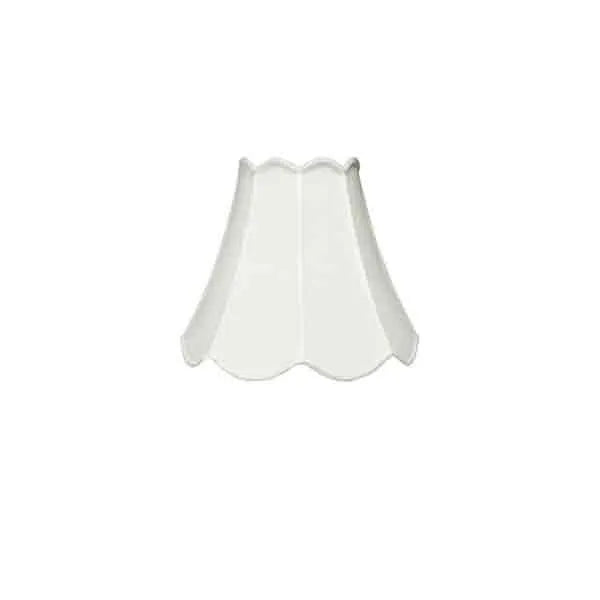 White Silk Lamp Shades, 8 inch - paxton hardware ltd
