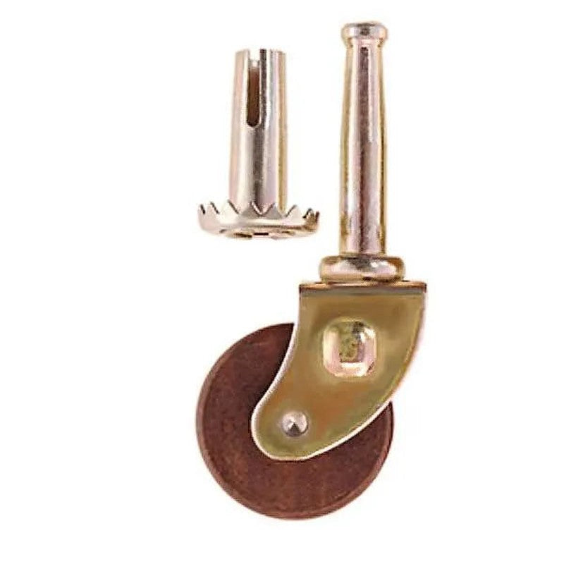 Wood Wheel Vintage Casters, Small - paxton hardware ltd