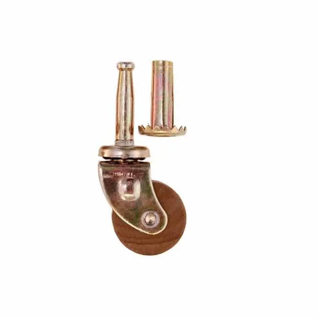 Wood Swivel Wheel Casters, Small - paxton hardware ltd