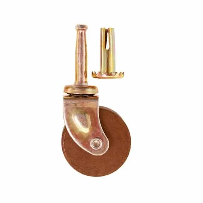Wood Swivel Wheel Casters, Medium - paxton hardware ltd