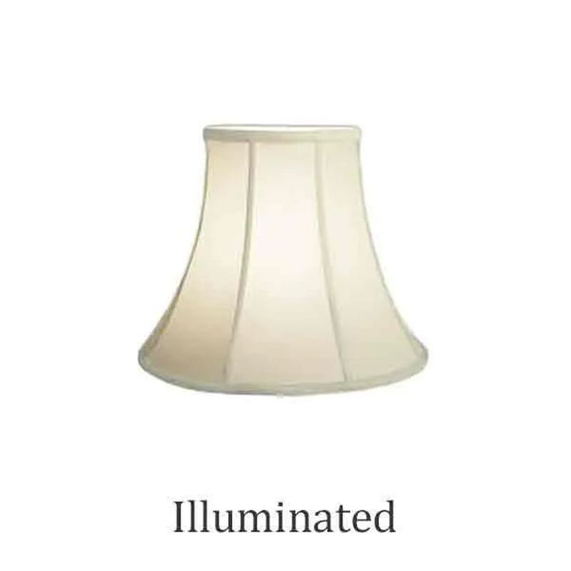 Silk Clip on Lampshades, Eggshell - paxton hardware ltd