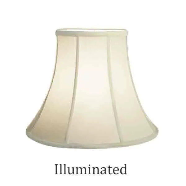 Eggshell Bell Lamp Shades, 14 inch base - paxton hardware ltd