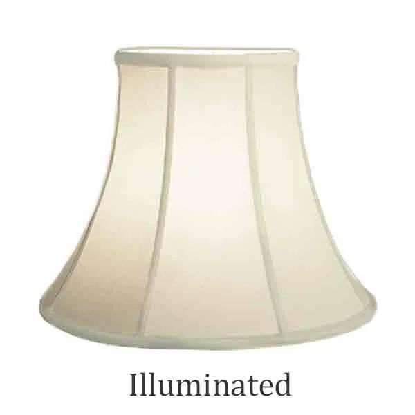 Eggshell Bell Lamp Shades, 16 inch base - paxton hardware ltd