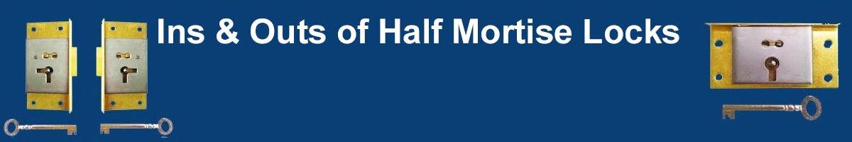 Half Mortise Locks for furniture and cabinets: how to measure and install