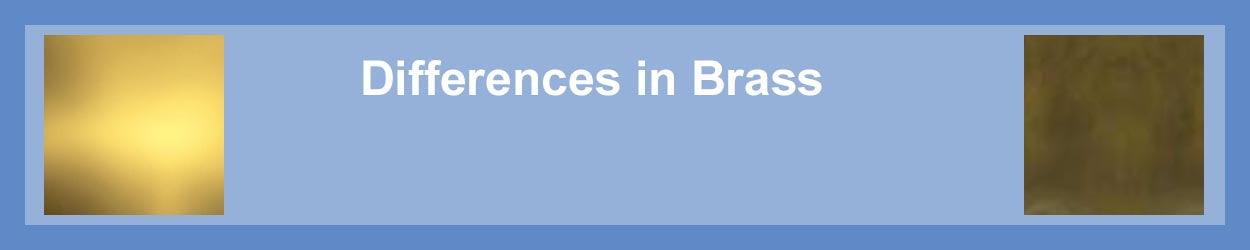 Brass Finishes and how they look