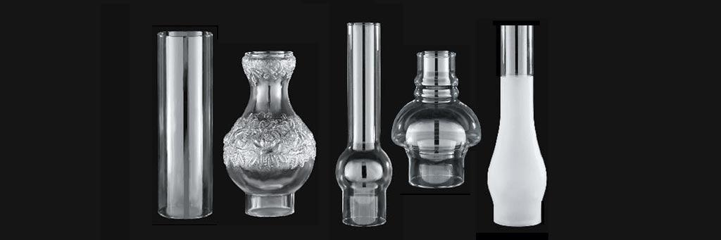 Oil Lamp Chimneys, glass hurricane globes - Paxton Hardware
