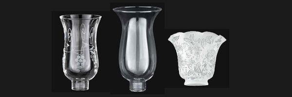 Clear Glass Hurricane Lamp - Paxton Hardware