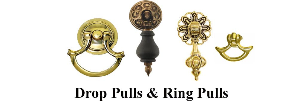 Antique Drop Pulls and Ring Pulls