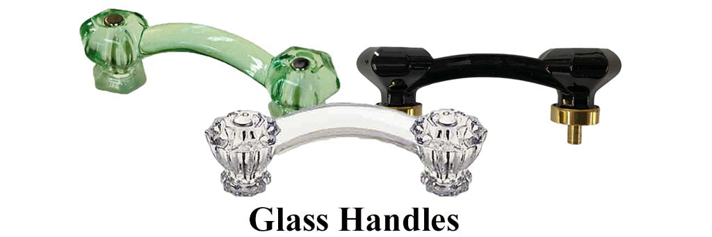 Vintage Glass Handles for Drawers & Doors