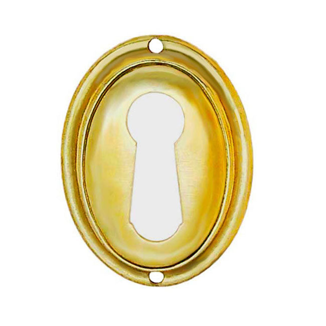 Oval Keyhole Cover for cabinet doors - Paxton Hardware