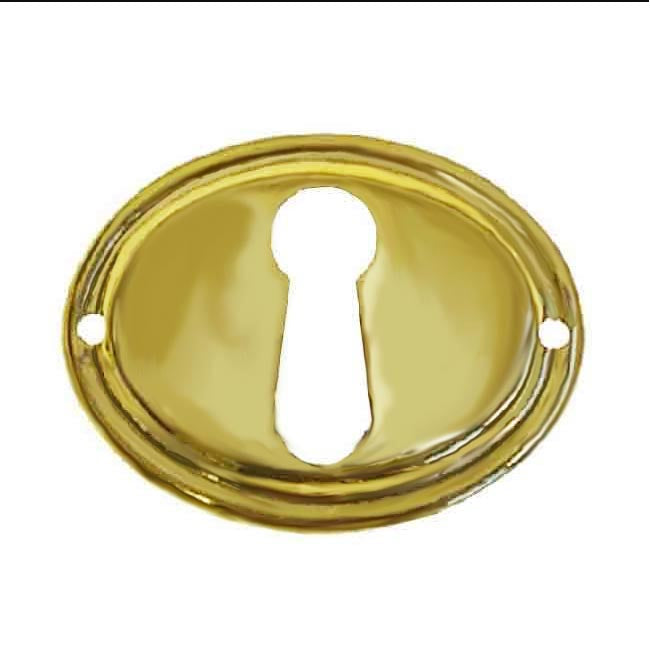 Oval Drawer Keyhole Cover - Paxton Hardware ltd