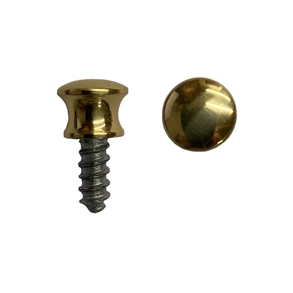 Small Polished Brass Knobs, round 3/8 inch - Paxton Hardware ltd