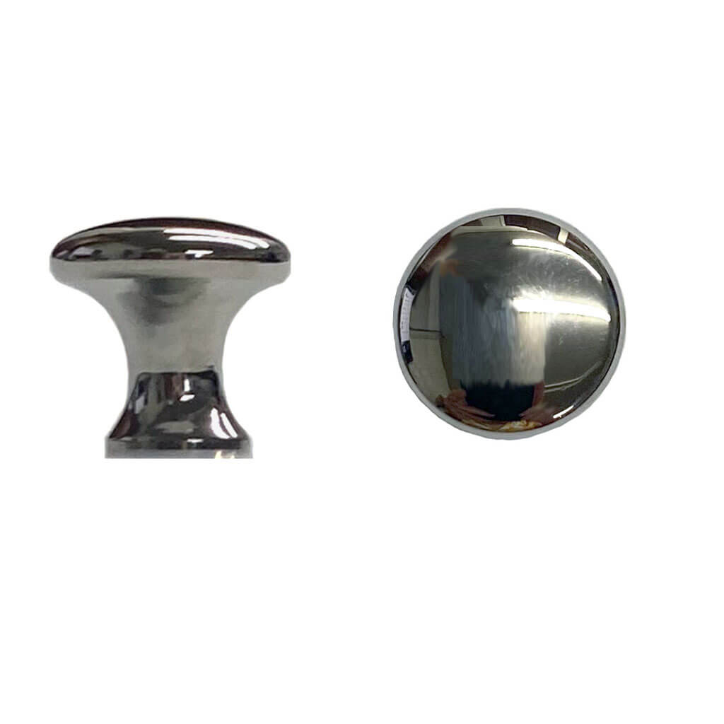 Small Polished Nickel Cabinet Knob - Paxton Hardware