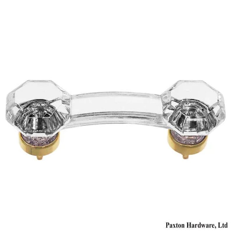 Glass Bridge Handle with Octagonal Ends, Paxton Hardware