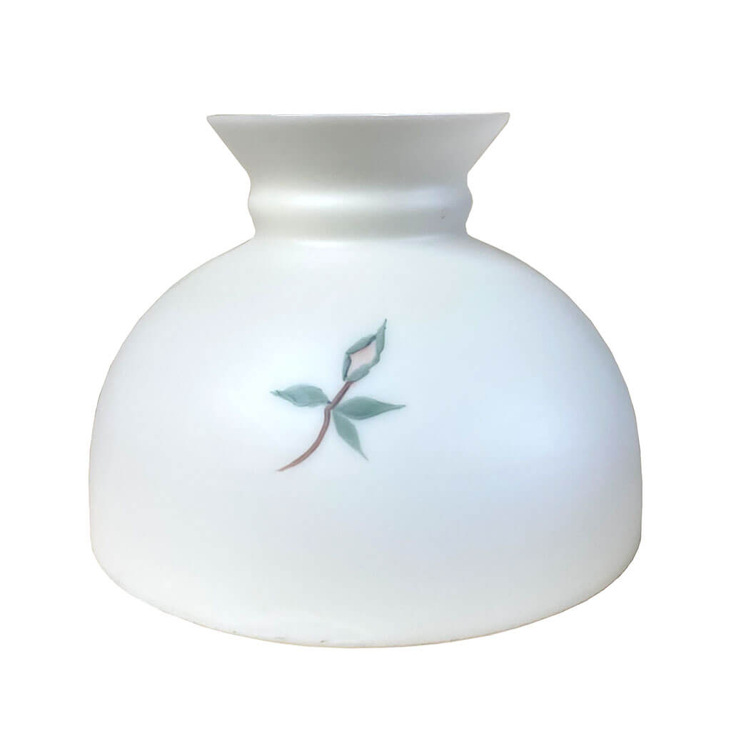 Back View of Glass 10" Magnolia Lamp Shade - Paxton Hardware