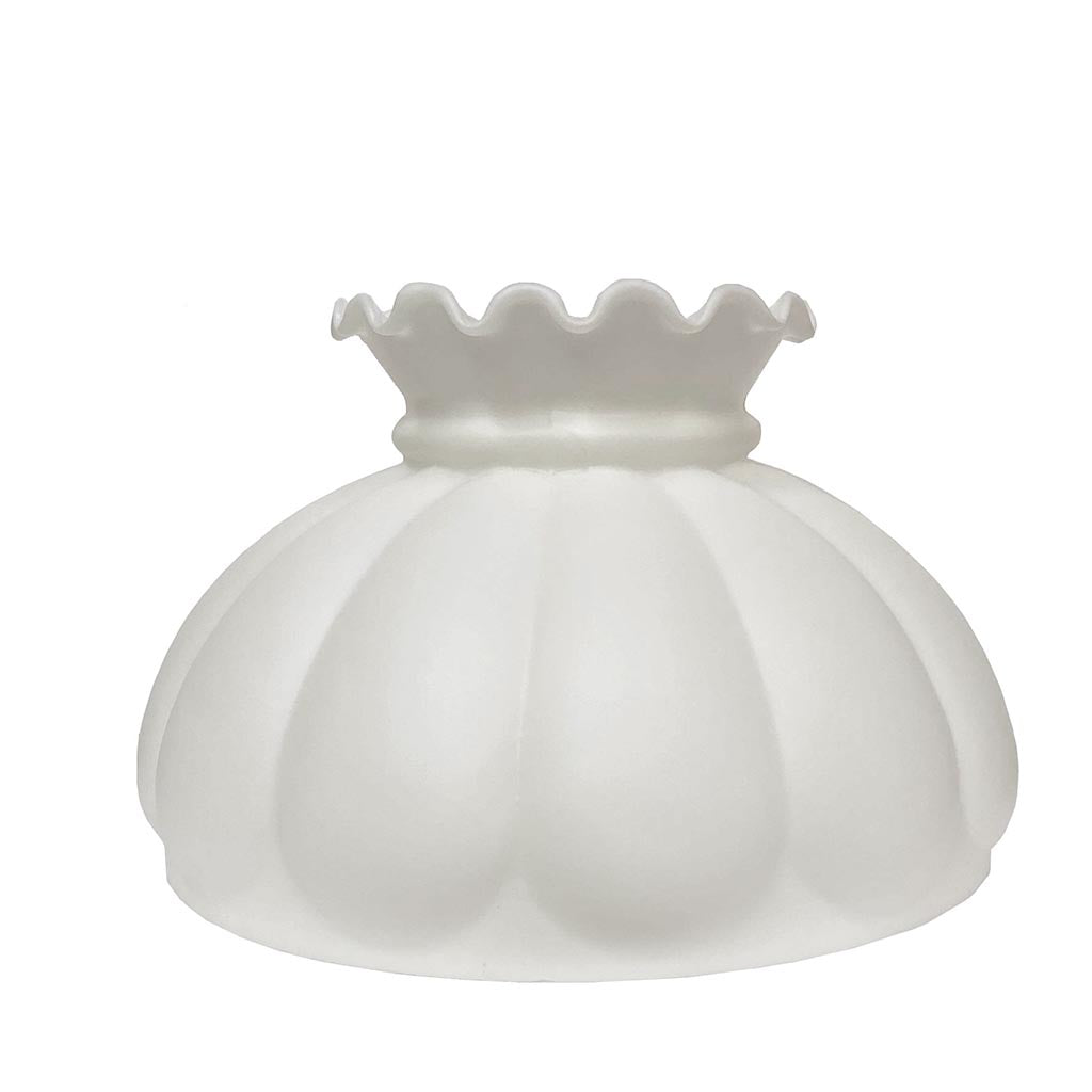 Satin-White Student Lamp Shade, 10&quot; - Paxton Hardware