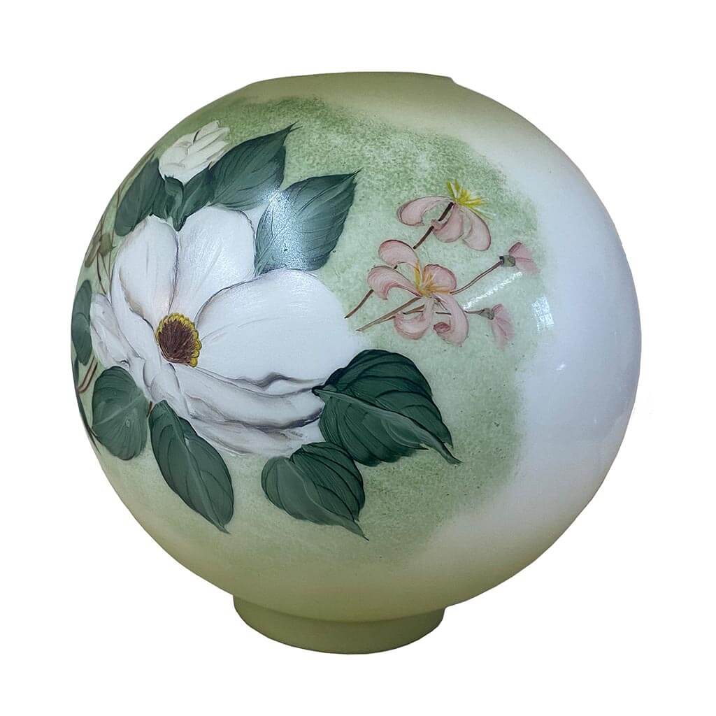 Side view of magnolia ball shade - Paxton Hardware