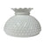 Hobnail Lampshade, 10", glossy white - Paxton Hardware