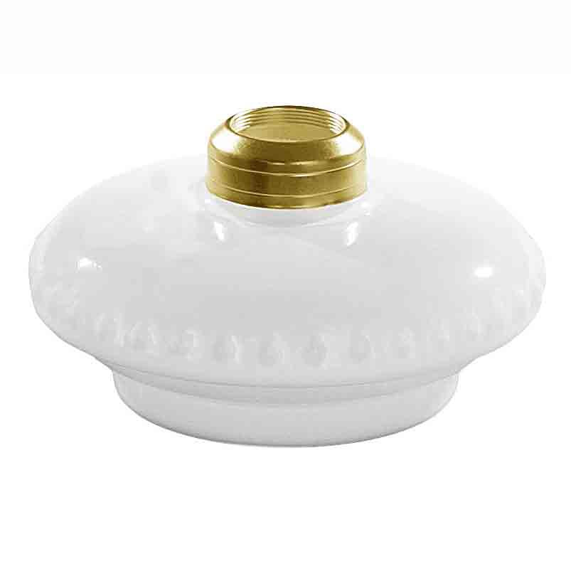 White Glass Lamp Fonts - Paxton hardware ltd