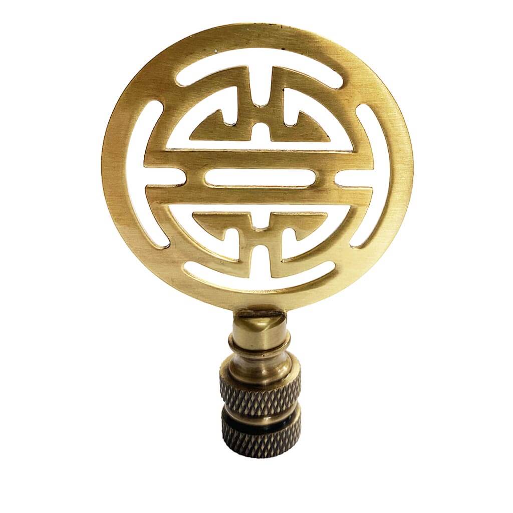 Decorative Oriental Brass Lamp Finial - Paxton Hardware