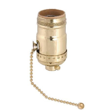 Pull Chain Lamp Socket with UNO threads - Paxton Hardware