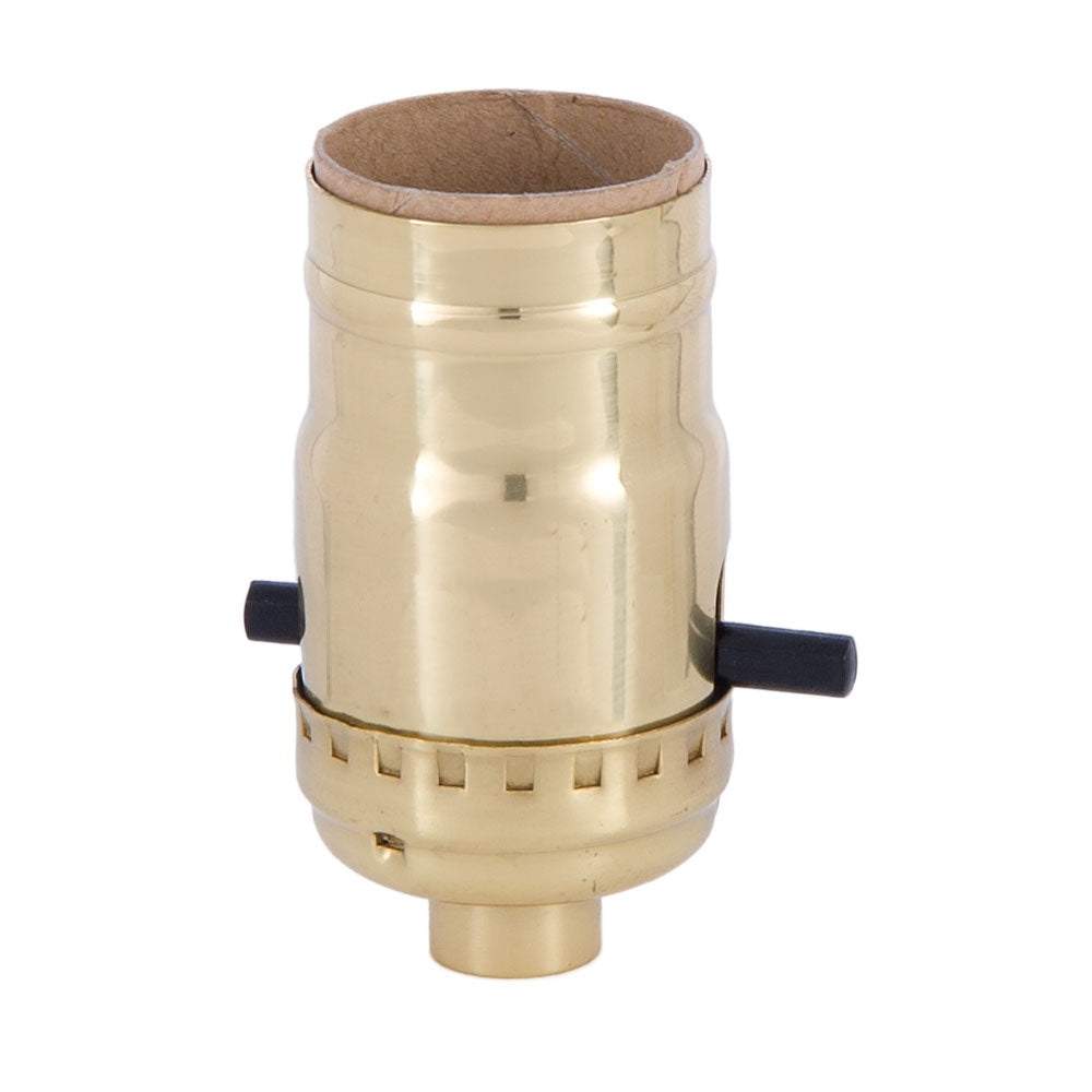 Brass Push Thru Lamp Sockets - Paxton hardware ltd