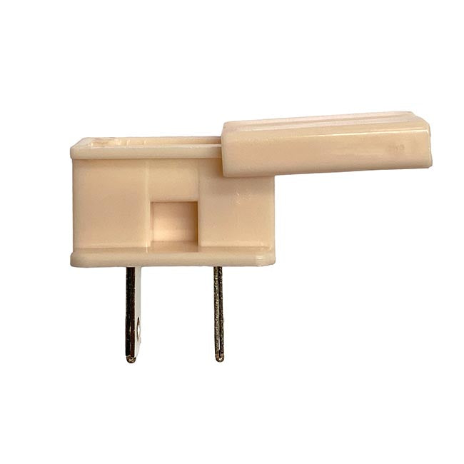 Ivory Slide on Lamp Plug