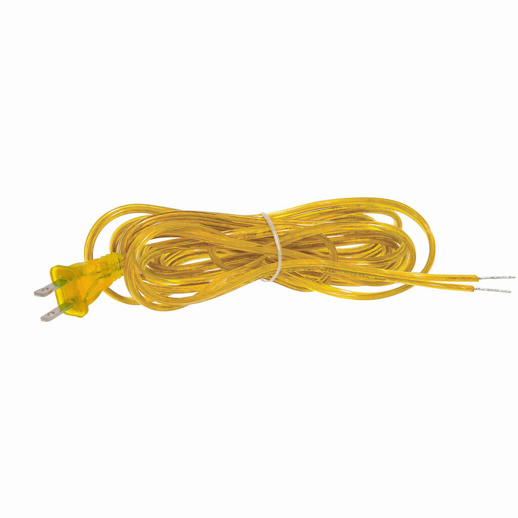 Gold Lamp Cords Sets, SPT-1 8 Foot - Paxton hardware ltd