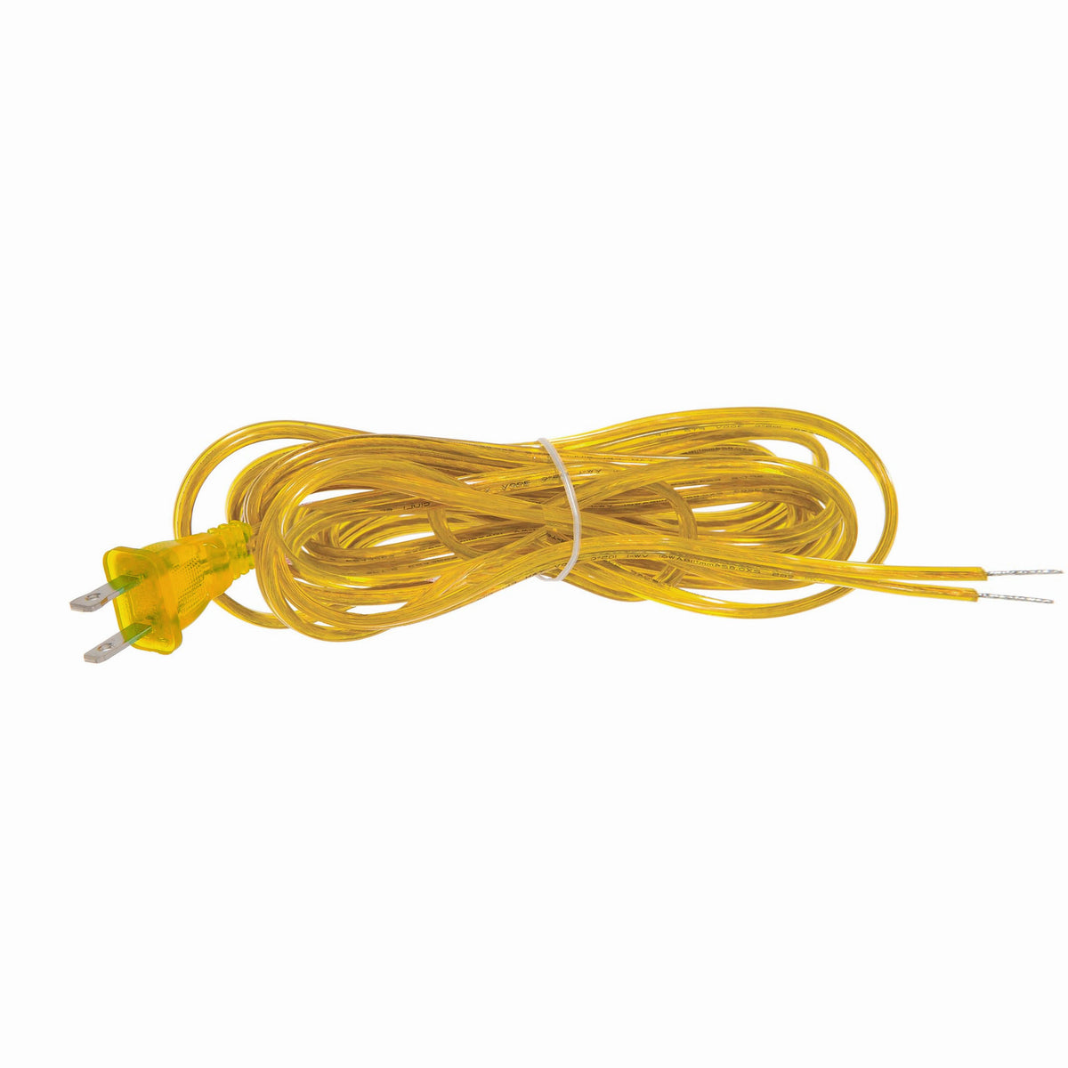 Gold Lamp Cords with Plugs, SPT2 12 Foot - Paxton hardware ltd