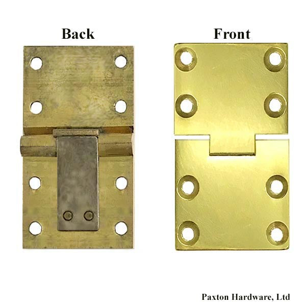 Butler Tray Hinges, Square Ends, Paxton Hardware