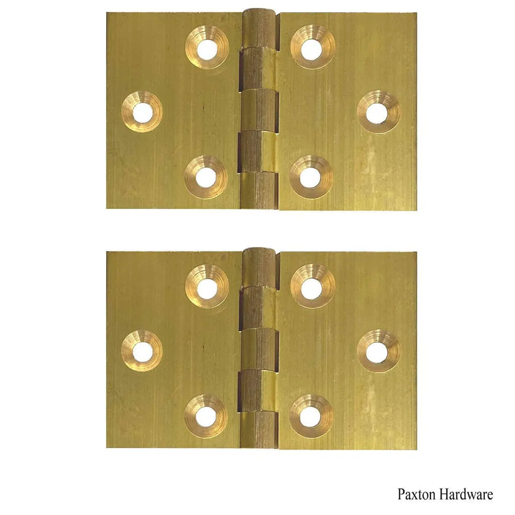 Wide Extruded Brass Hinges 1-1/4