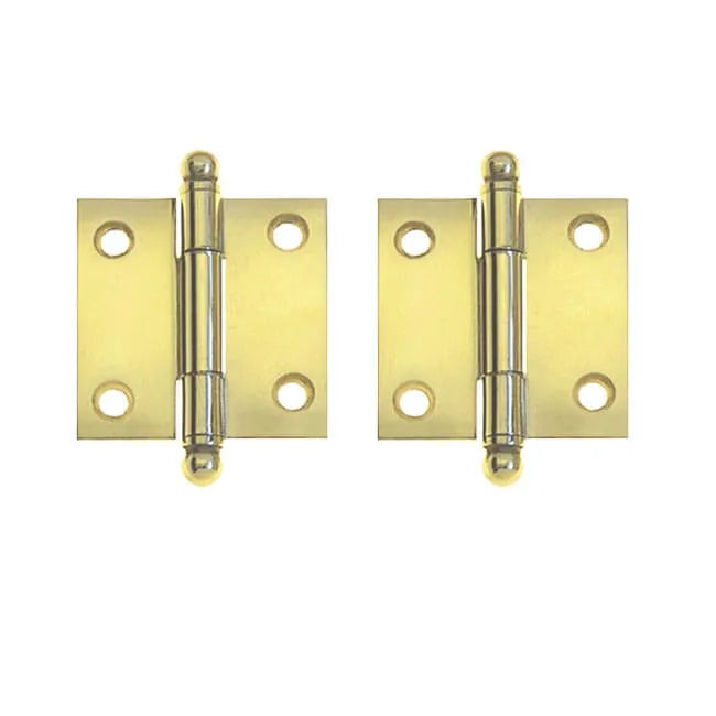 Ball Tip Brass Cabinet Hinges, Paxton Hardware