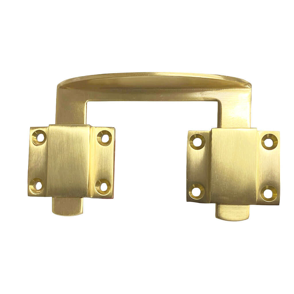 Brass Table Leaf Fork to hold 2 wood table sections together - Paxton Hardware