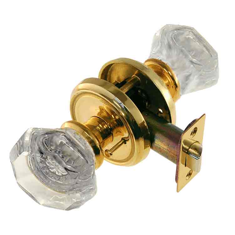 Glass Door Knob Set, Privacy Type - Paxton Hardware
