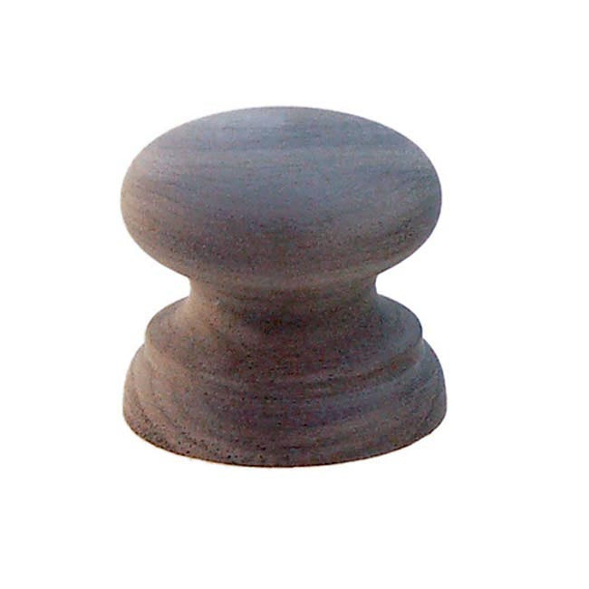 Walnut Knob for cabinets and furniture, 1-3/4 inch - Paxton Hardware