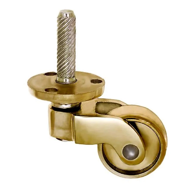 Brass Caster Wheel for furniture - Paxton Hardware
