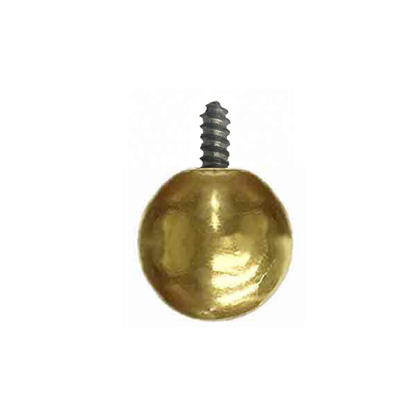 Screw-on Brass Ball, 1 inch - Paxton Hardware ltd
