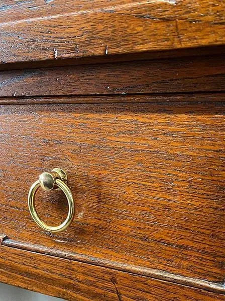 Brass Ring Pull for drawers & cabinet doors - Paxton Hardware
