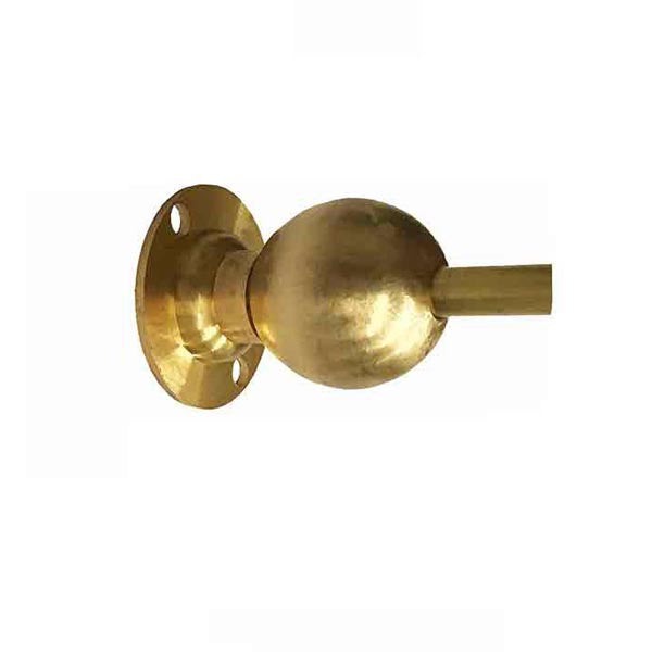 Wall Mount Post for Brass Railings - Paxton Hardware
