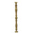 Brass Column for wood shelf, 10-1/2" - Paxton Hardware