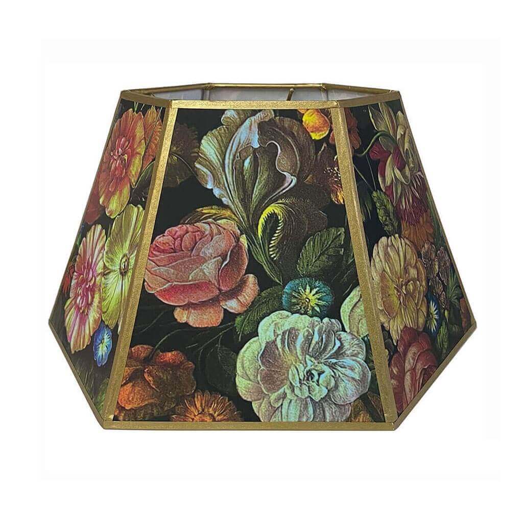 Black Botanical Bridge Lamp Shade - Paxton Hardware