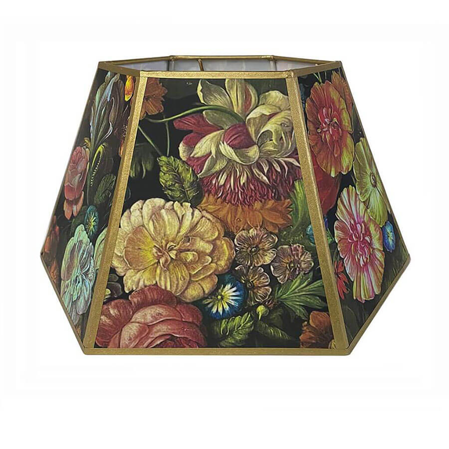 Striking Floral UNO Bridge Lamp Shade - Paxton Hardware