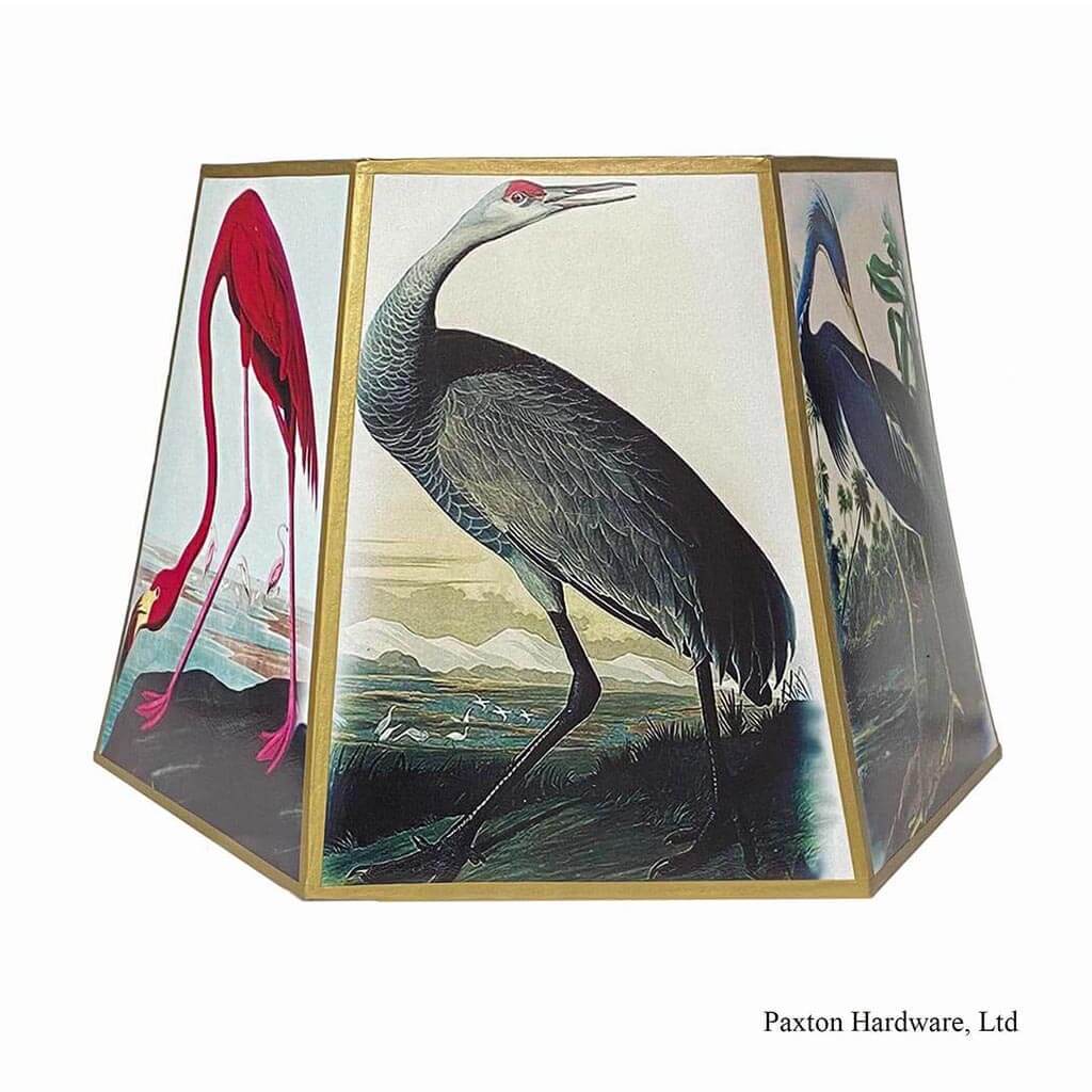 Coastal Bird Lamp Shade, Paxton hardware ltd