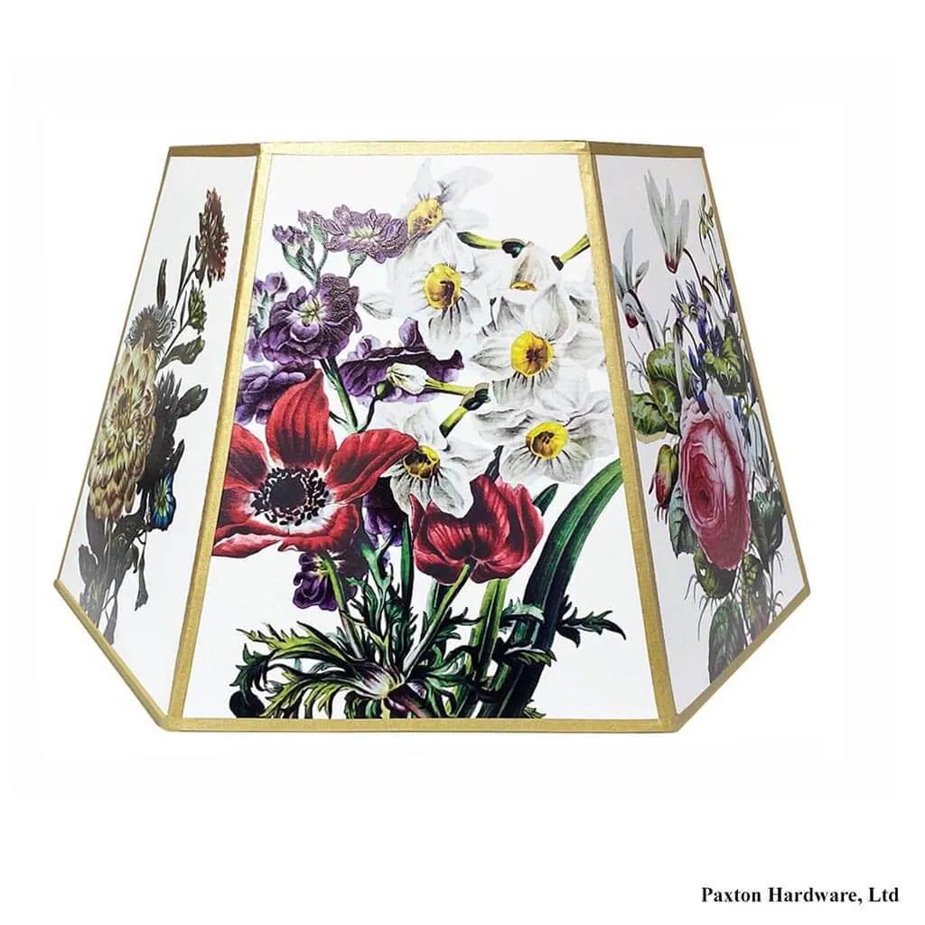 Floral Parchment Lamp Shade, Paxton Hardware