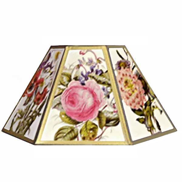 Floral Chimney Lampshades,14 inch - Paxton hardware ltd