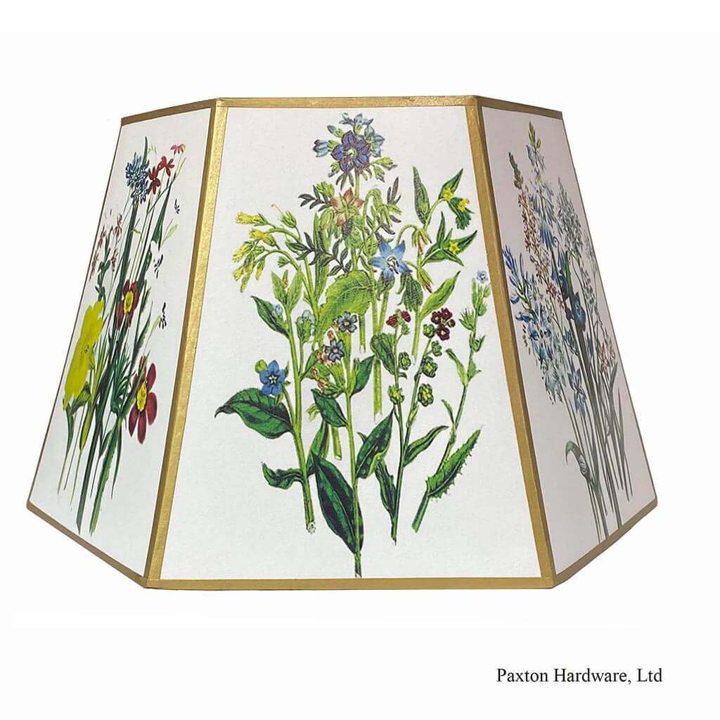 Wildflowers galore on this UNO Bridge Lamp Shade - Paxton Hardware