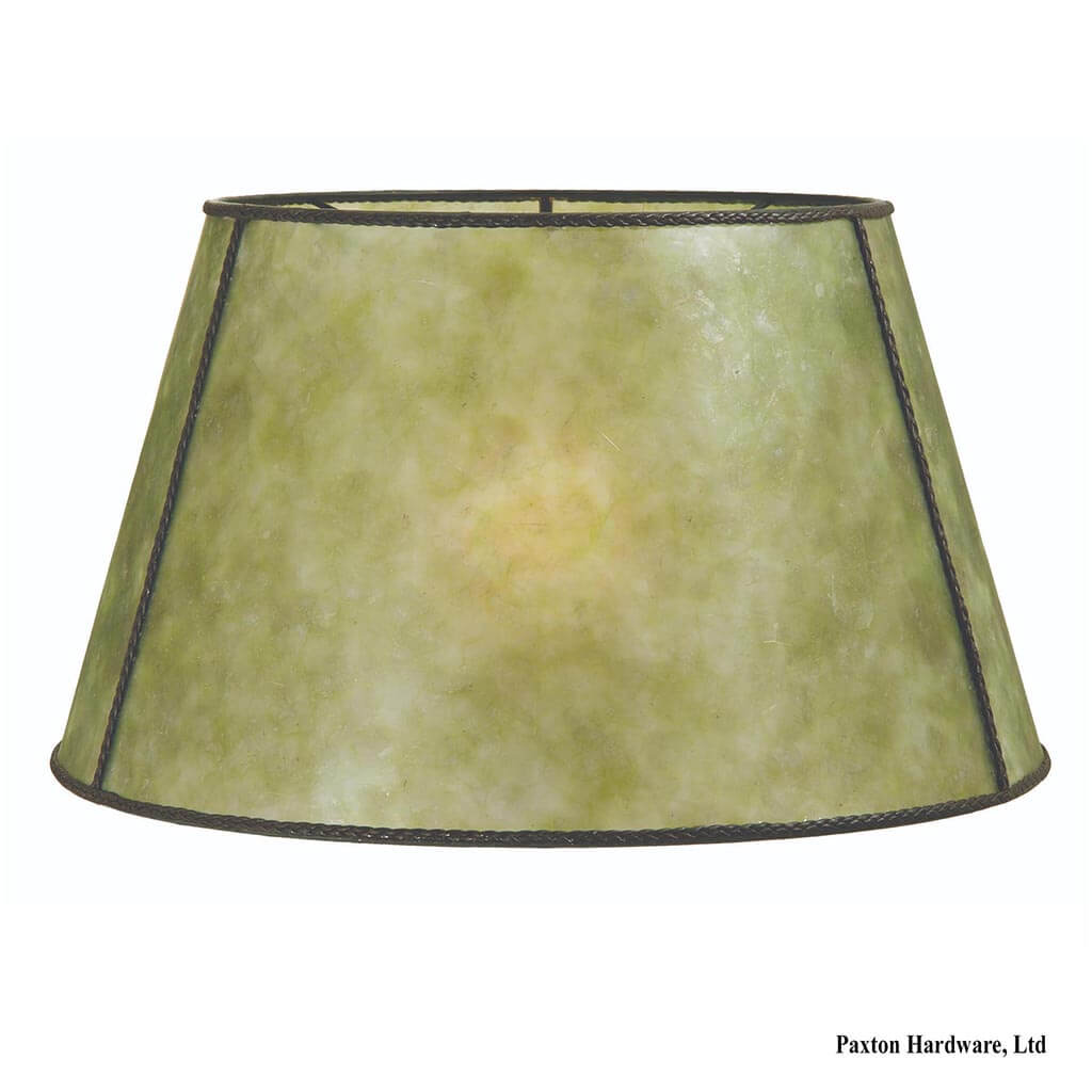 Large Green Mica Floor Lamp Shade  Paxton Hardware