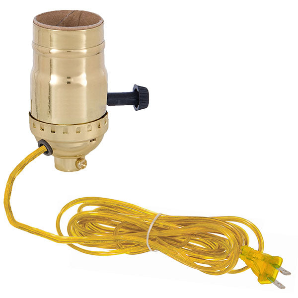 Wired Brass Lamp Sockets - Paxton hardware ltd