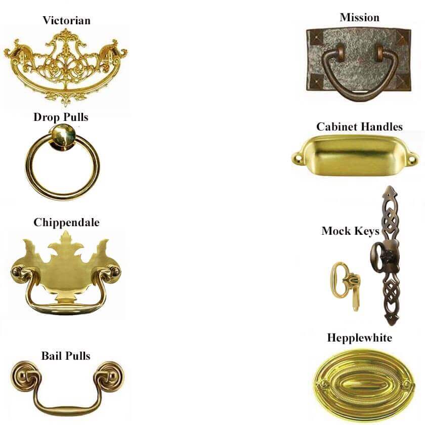 Antique & Vintage Style Handles and Pulls for Cabinets and Furniture